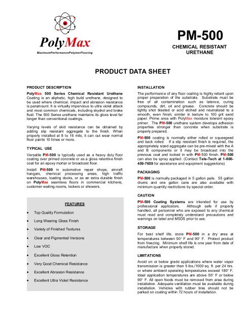 PM-500 - Polymax