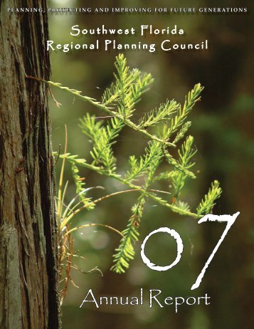 2007 Annual Report - Southwest Florida Regional Planning Council