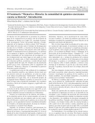 Memoria e Historia: la comunidad de quÃmicos mexicanos - Garritz