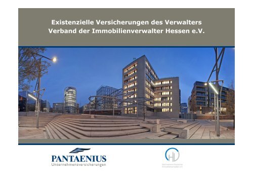 Versicherungen des Verwalters - Verband der Immobilienverwalter ...