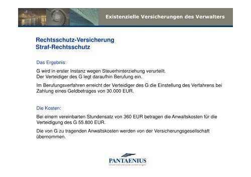 Versicherungen des Verwalters - Verband der Immobilienverwalter ...