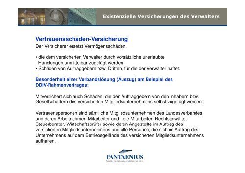 Versicherungen des Verwalters - Verband der Immobilienverwalter ...