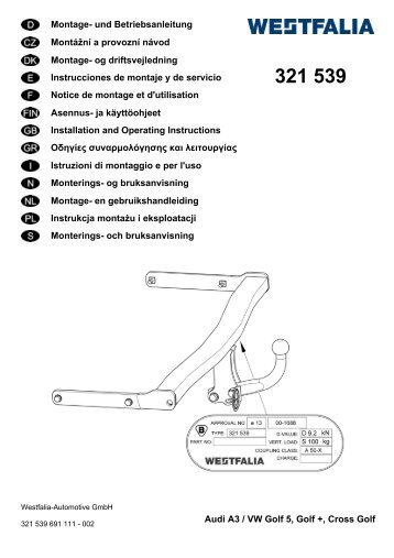 321 539 - Westfalia