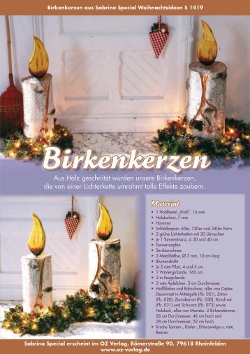 Birkenkerzen - OZ Verlag