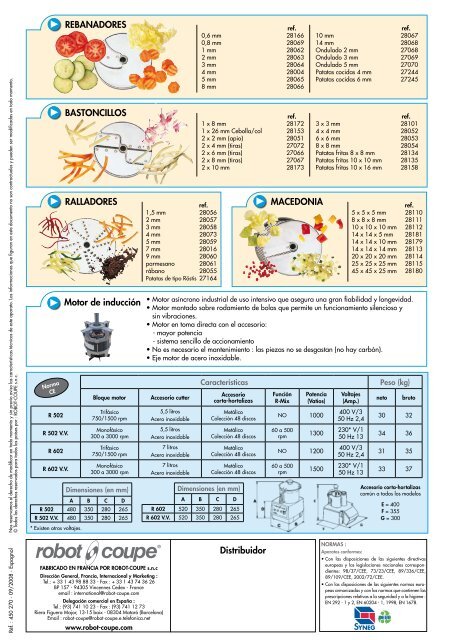 CoMbInados CUTTER & CORTA-HORTALIZAS - Utilcentre