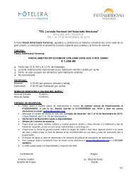 Hoteles - AsociaciÃ³n Nacional del Notariado Mexicano