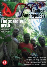 The scarcity myth The scarcity myth - Radical Anthropology Group