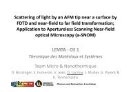 Scattering of light by an AFM tip near a surface by FDTD and near ...