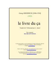 Le livre du ça - Jeff Le MAT