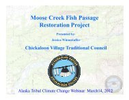 Moose Creek Fish Passage Restoration Project Presented by - www4