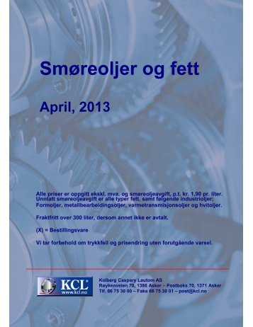 Last ned pdf - Kolberg Caspary Lautom AS