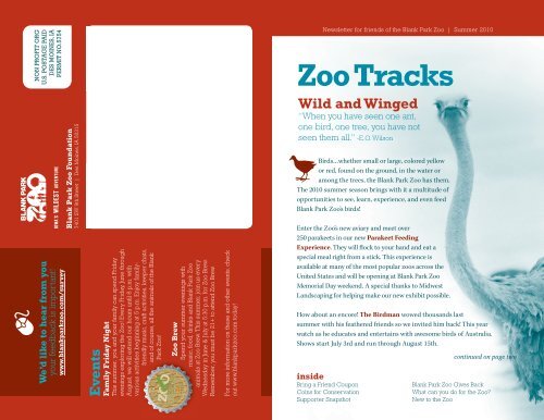 Zoo Tracks - Happy Holidays from Blank Park Zoo