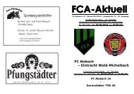 Ausgabe Nr. 12 - FC-Alsbach