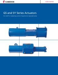 GS and SY Series Actuators - Apex Distribution Inc.