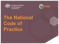 The National Code of Practice