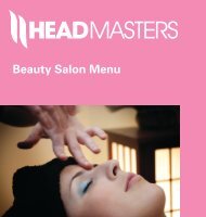 Beauty Salon Menu - Headmasters