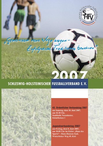 2007 - Schleswig-Holsteinischer Fussballverband eV