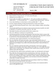 City of Norfolk Residential Plan Review Checklist
