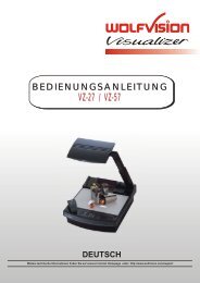 Serial number identification - WolfVision GmbH