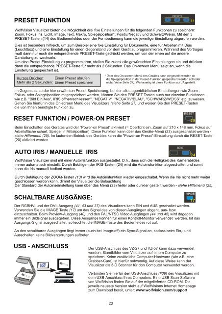 Deutsch PDF - WolfVision