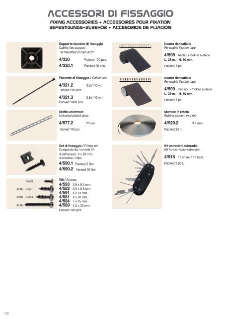 Catalogo Accessori 2010 - Phonocar