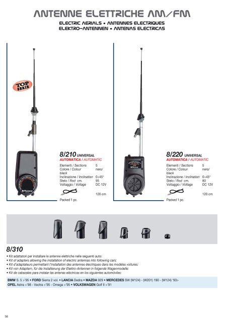 Catalogo Accessori 2010 - Phonocar