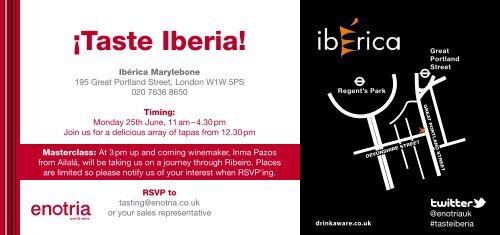 Â¡Taste Iberia! - Enotria