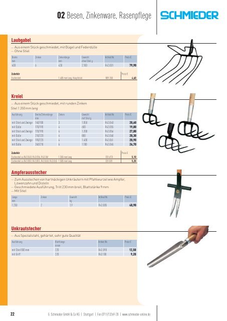 GaLaBau-Katalog - Schmieder