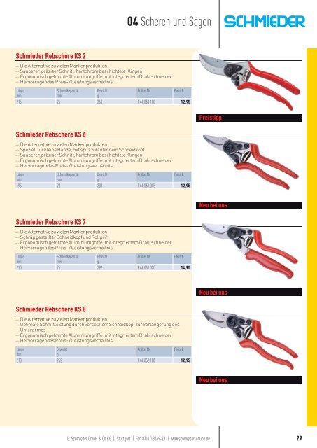 GaLaBau-Katalog - Schmieder