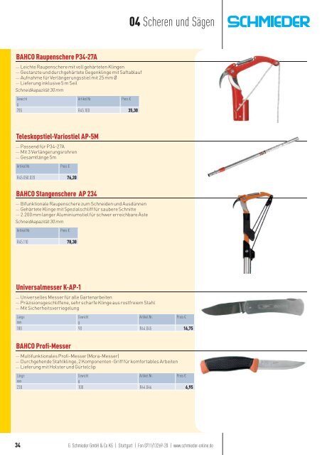 GaLaBau-Katalog - Schmieder