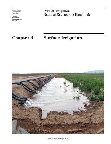 Surface Irrigation - NRCS Irrigation ToolBox Home Page