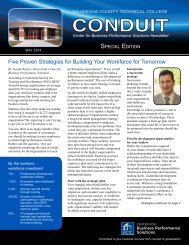 Read our monthly newsletter - Waukesha County Technical College
