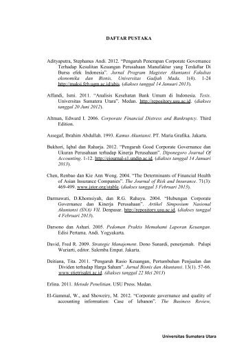 112 DAFTAR PUSTAKA Adityaputra, Stephanus Andi. 2012. - USU ...