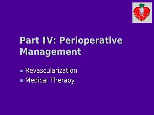 Perioperative Cardiac Risk Assessment - RM Solutions