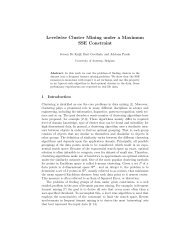 Levelwise Cluster Mining under a Maximum SSE Constraint