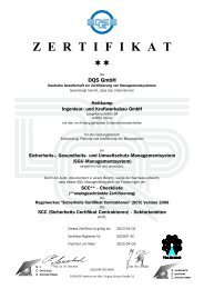 Z E R T I F I K A T - Heitkamp Ingenieur- und Kraftwerksbau GmbH