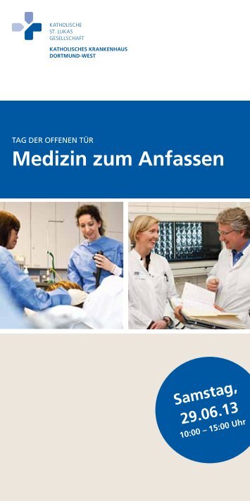 Medizin zum Anfassen - Katholisches Krankenhaus Dortmund-West