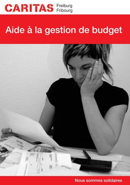 Flyer aide à la gestion de budget - Caritas Fribourg