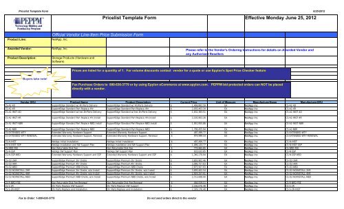 NetApp Pricelist - Peppm