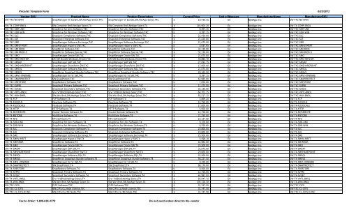 NetApp Pricelist - Peppm