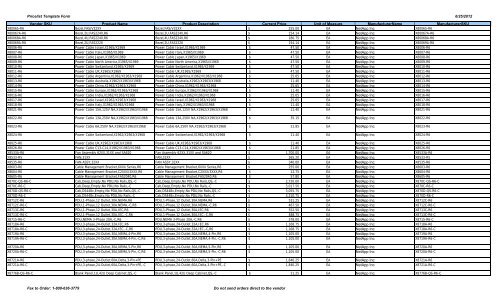 NetApp Pricelist - Peppm