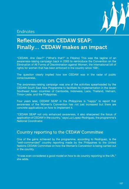 Reflections on CEDAW SEAP - CEDAW Southeast Asia