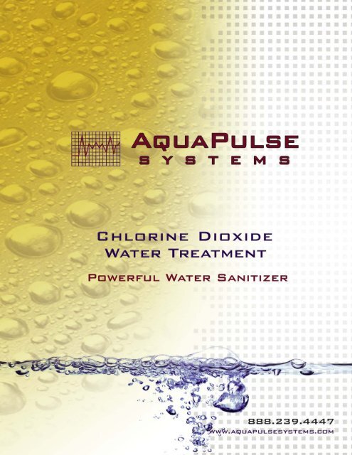 APS Chlorine Dioxide Brochure - AquaPulse Systems