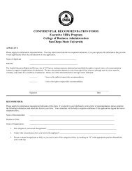 EMBA Confidential Recommendation Form (pdf) - The College of ...