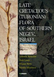 late cretaceous (turonian) flora of southern negev, israel