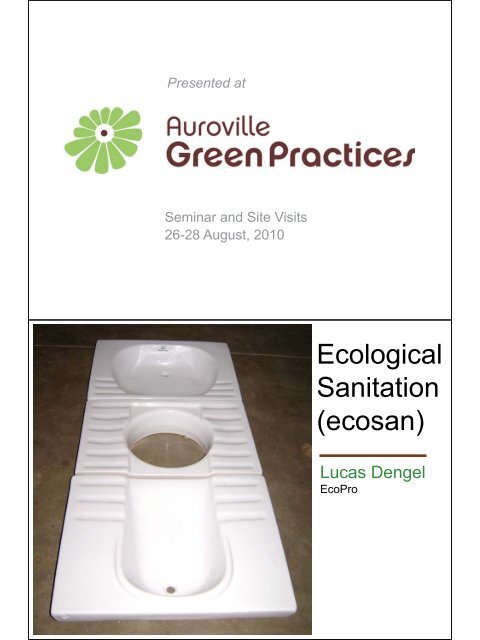 pdf, 1Mb - Auroville Green Practices