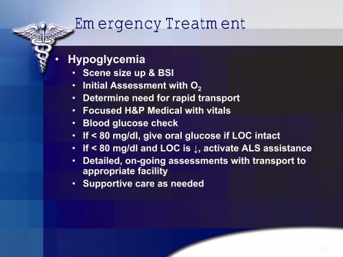 Blood Glucose Measuring Devices in the Pre-Hospital ... - CNY EMS