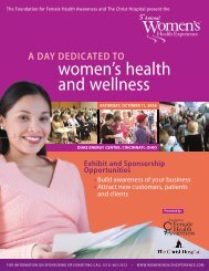 women's health and wellness - Women's Health Experience