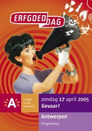 gevaarlijke - Erfgoedcel Antwerpen