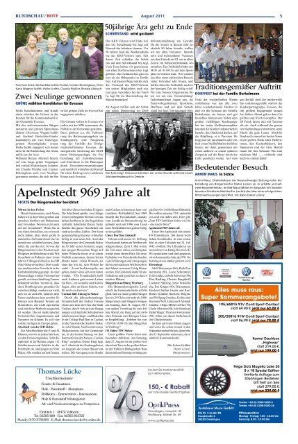 Rundschau-August-2011 - Samtgemeinde Sickte